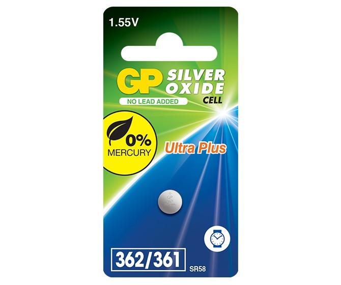 GP 362 zilveroxide knoopcel batterij