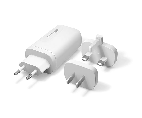 GP 65W GaN Oplader 3-poorten USB-C & USB-A GM3A