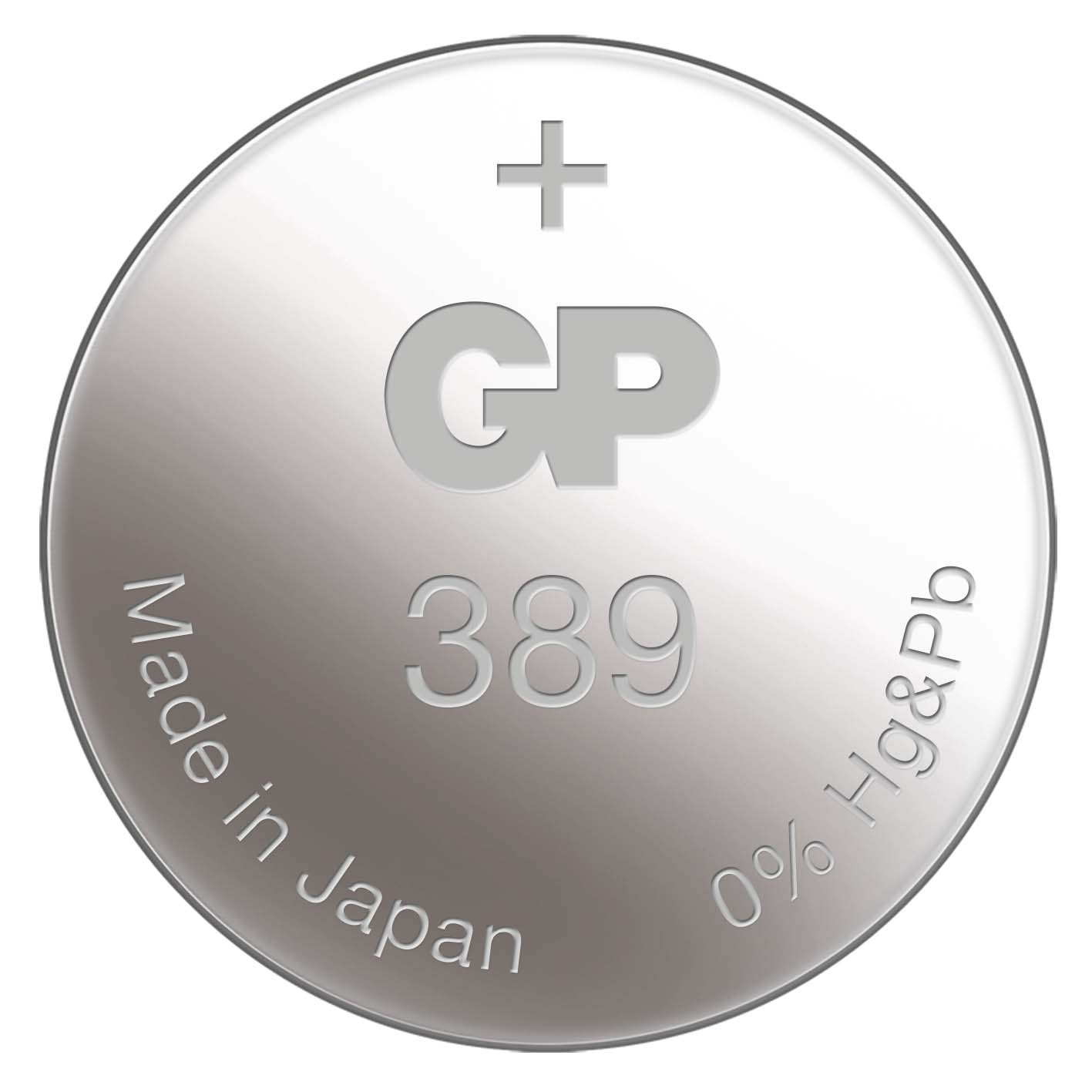 GP 389 zilveroxide knoopcel batterij