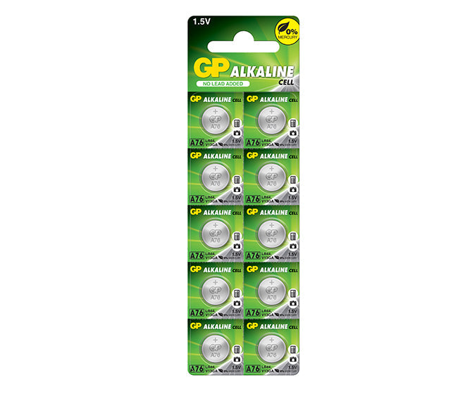 GP A76 Alkaline knoopcel batterij
