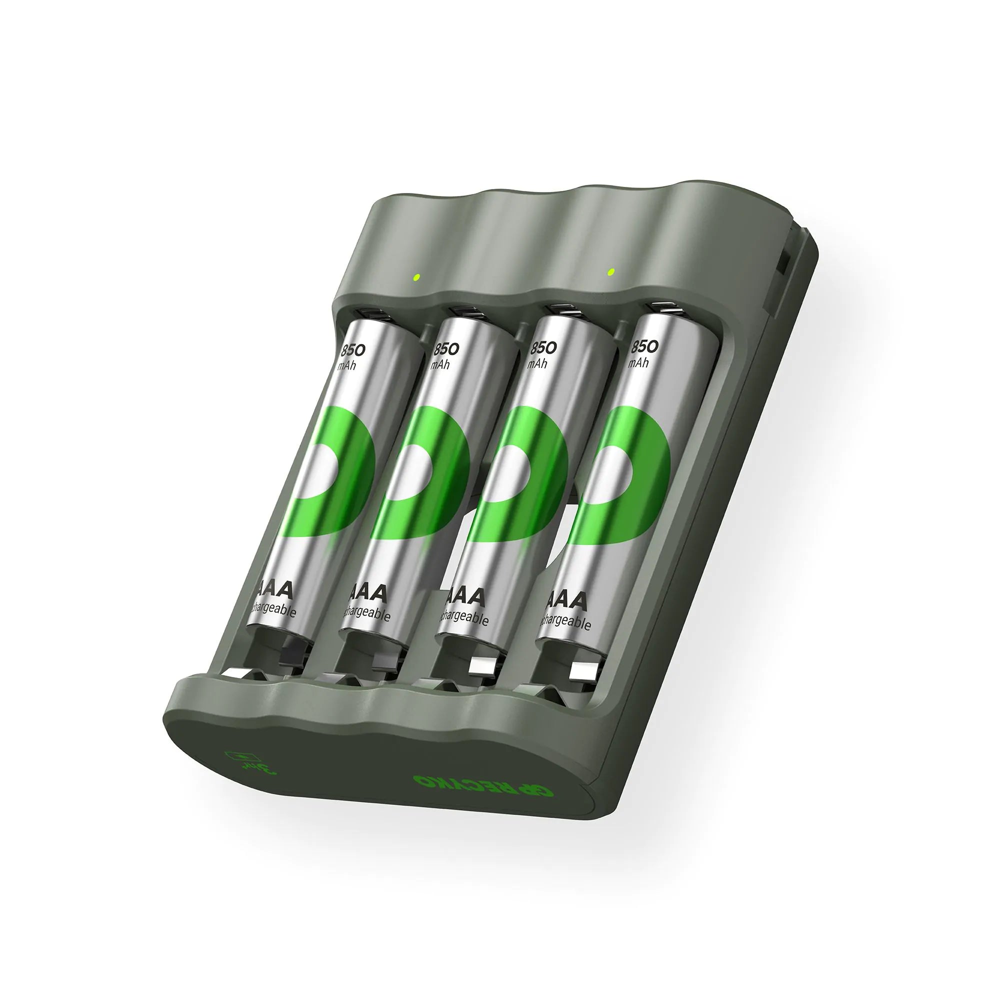 GP RECYKO B441 Batterij Oplader met 4 oplaadbare AAA-batterijen 850mAh