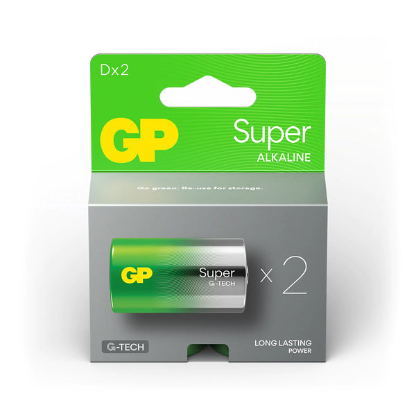 GP Super Alkaline D batterijen