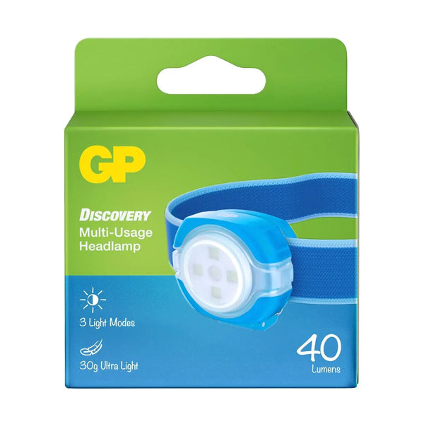 GP Discovery CH31 Childrens Head Torch (Blue)