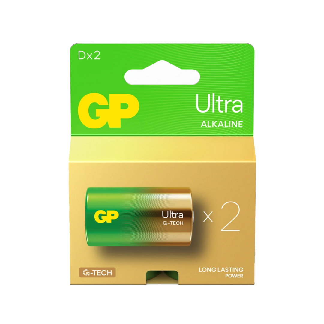 GP Ultra Alkaline D Batteries