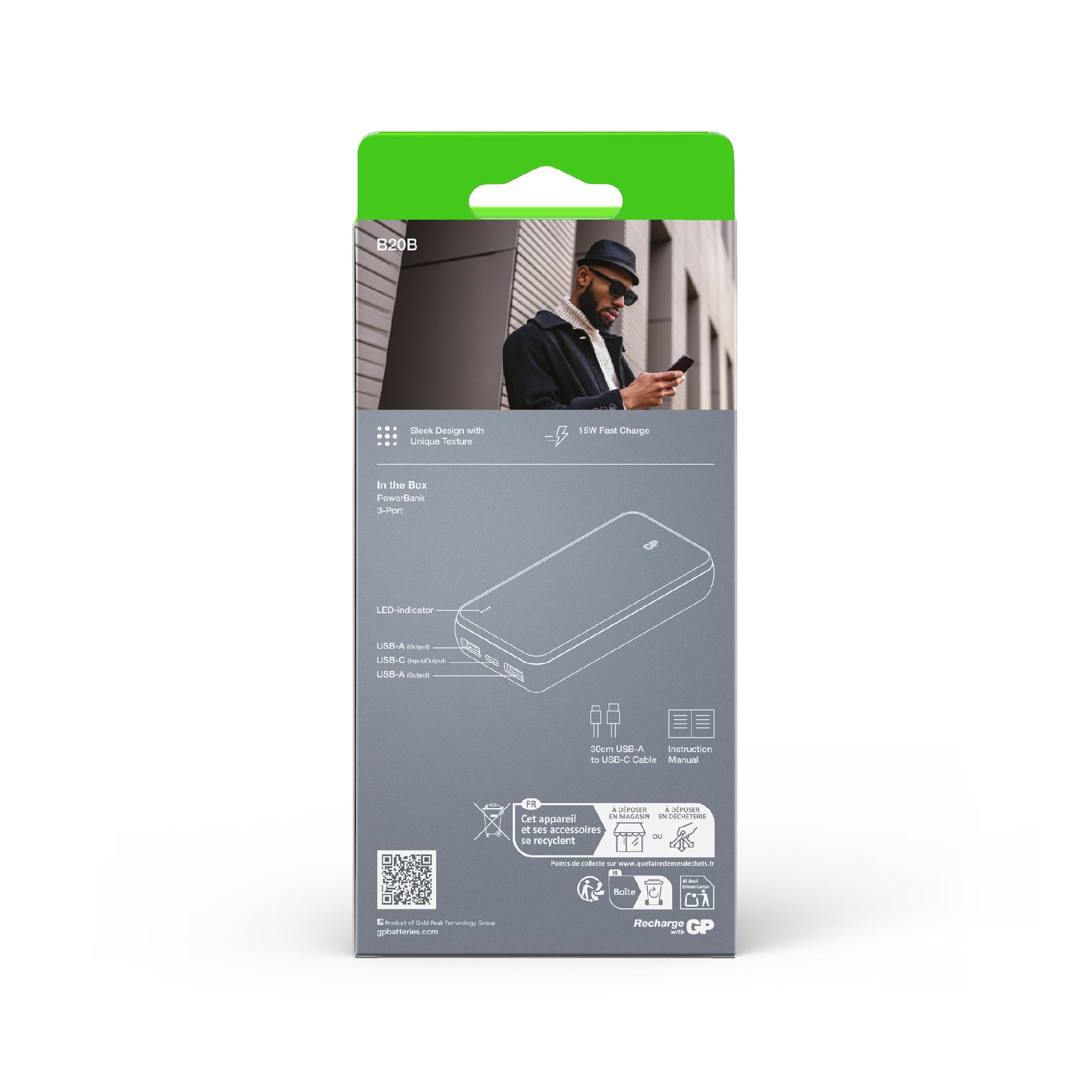GP B+ Series PowerBank 20000mAh