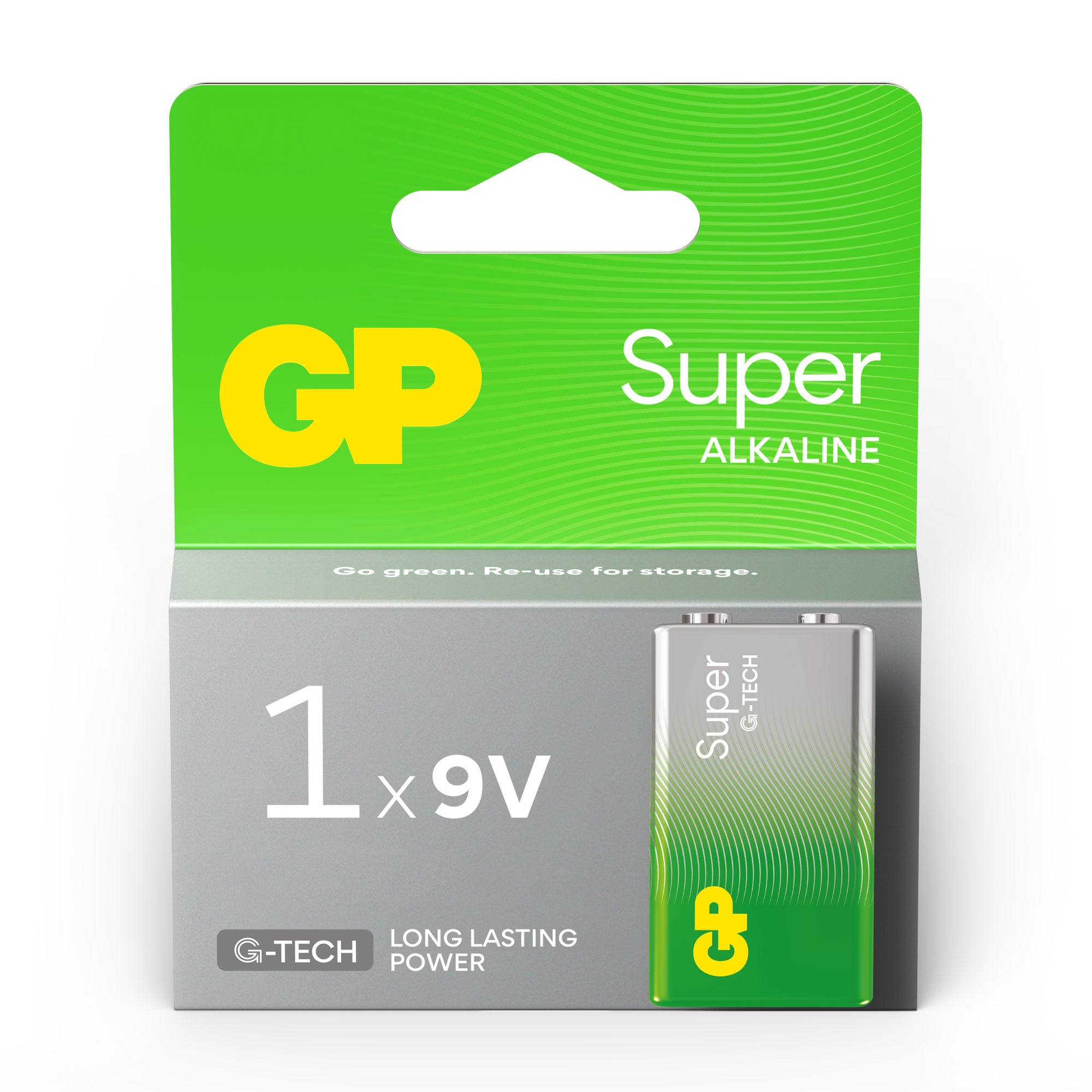 GP Super Alkaline 9V Batterijen