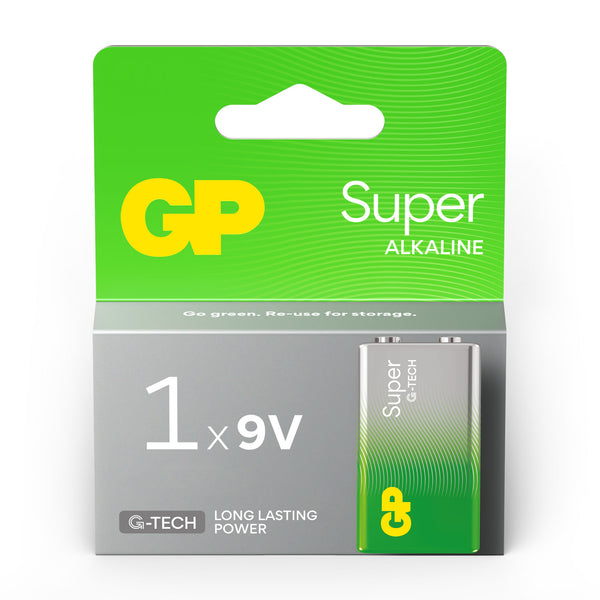 GP Super Alkaline 9V Batterijen