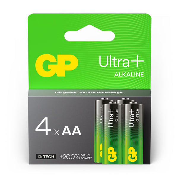 GP Ultra+ Alkaline AA Batteries