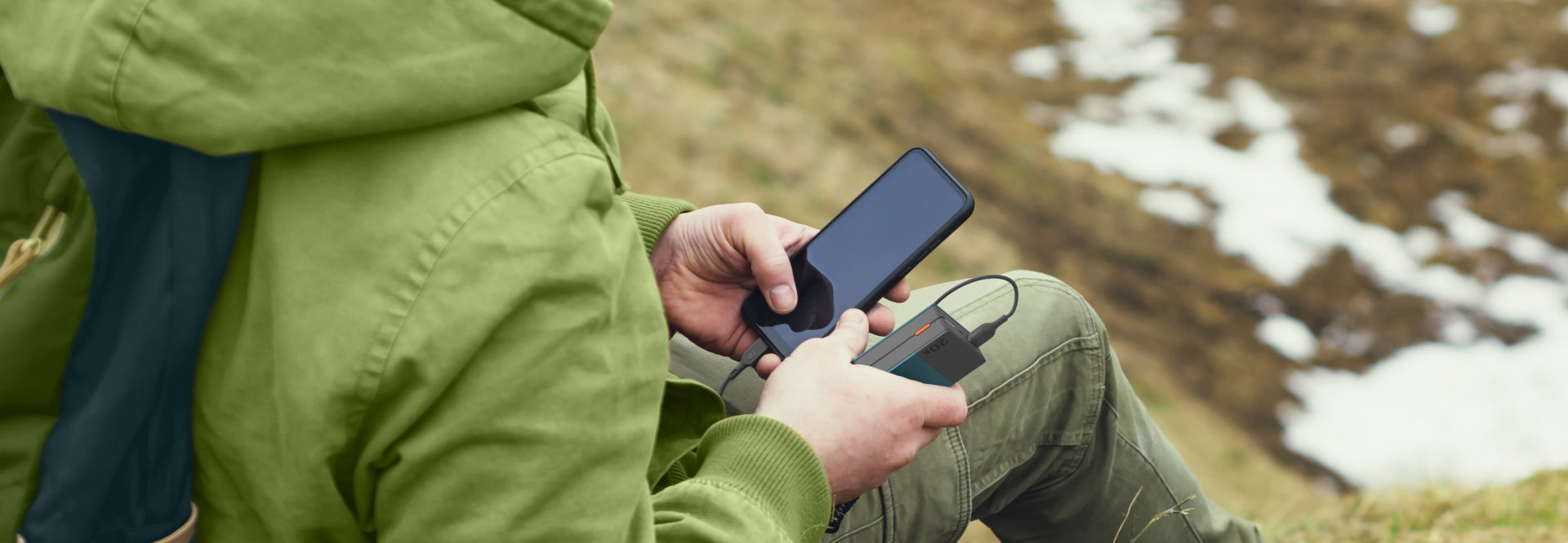 grey powerbank