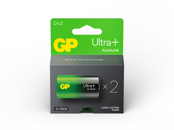GP Ultra+ Alkaline D Batterijen