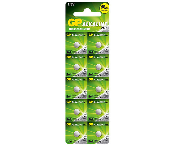 GP 164 Alkaline knoopcel batterij 10 stuks