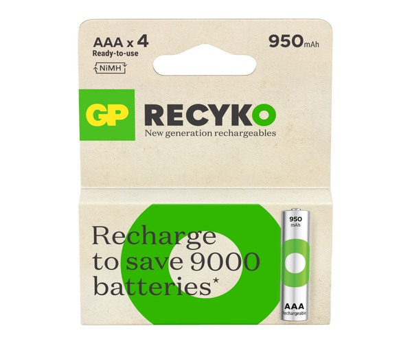 GP RECYKO AAA oplaadbare batterijen