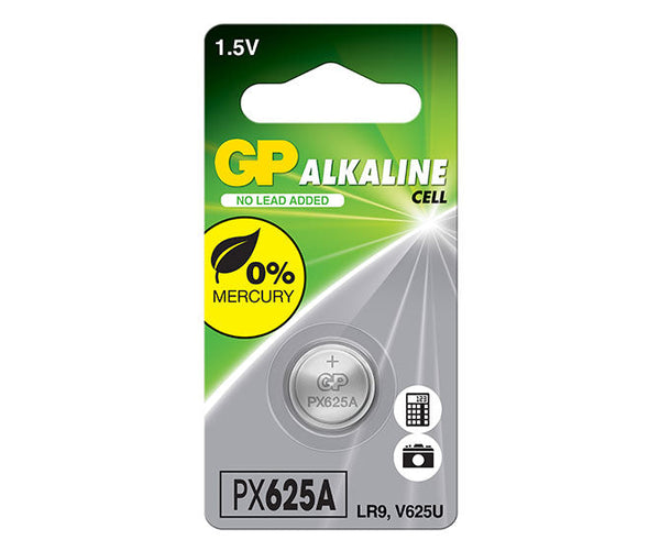 GP PX625A Alkaline knoopcel batterij