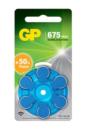 GP ZA675 Hearing Aid Batteries