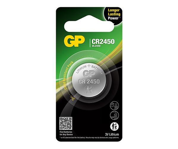 GP CR2450 Lithium knoopcel batterij