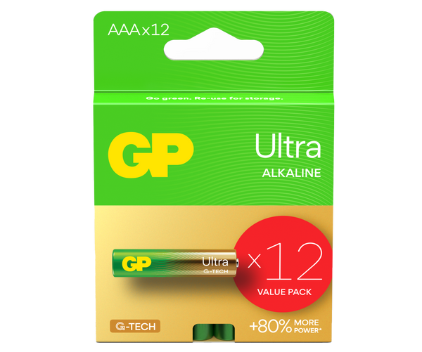GP Ultra Alkaline AAA Batterijen