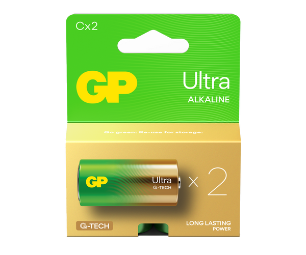 GP Ultra Alkaline C Batterijen
