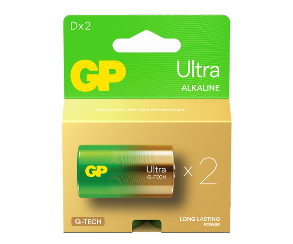 GP Ultra Alkaline D Batterijen