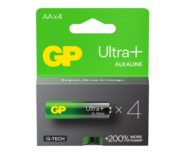 GP Ultra Plus Alkaline AA batterijen